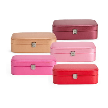 Porta Joias Personalizado Couro Sintético XCX1341 Brinde Personalizado