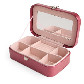 Porta Joias Personalizado Couro Sintético XCX1341 Brinde Personalizado