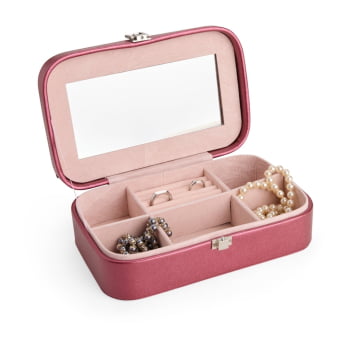 Porta Joias Personalizado Couro Sintético XCX1341 Brinde Personalizado