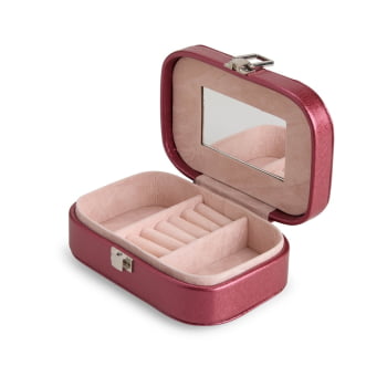 Porta Joias Personalizado Couro Sintético XCX251332 Brindes Personalizados