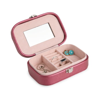 Porta Joias Personalizado Couro Sintético XCX251332 Brindes Personalizados