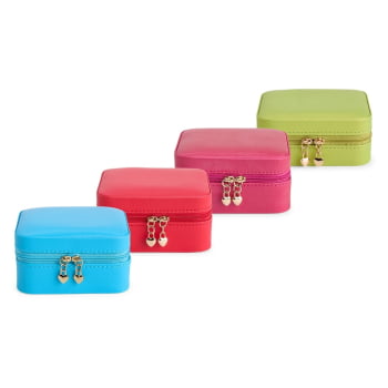 Porta Joias Personalizado Couro Sintético XCX7494 Brindes Personalizados