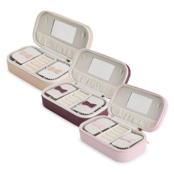 Porta Joias Personalizado Couro Sintético XCX7870 Brinde Personalizado