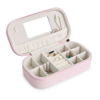 Porta Joias Personalizado Couro Sintético XCX7870 Brinde Personalizado