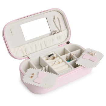 Porta Joias Personalizado Couro Sintético XCX7870 Brinde Personalizado