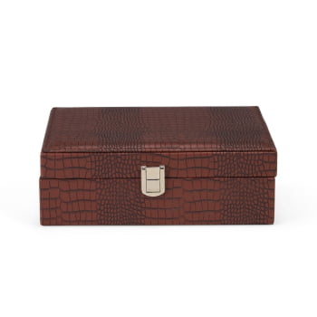 Porta Joias Personalizado Couro Sintético XCX8965 Brinde Personalizado