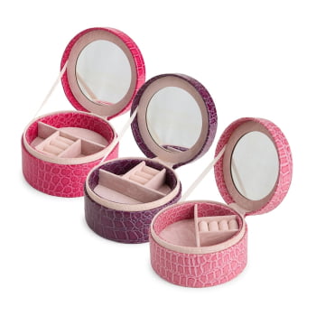 Porta Joias Personalizado Couro Sintético XCX9000 Brindes Personalizados