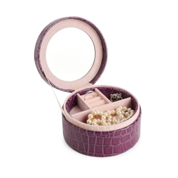 Porta Joias Personalizado Couro Sintético XCX9000 Brindes Personalizados