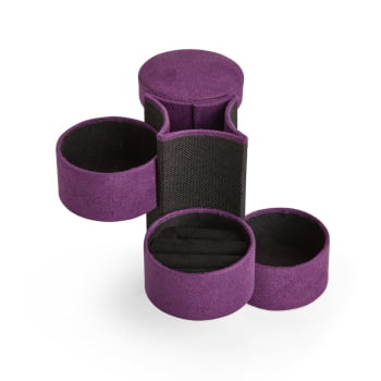 Porta Joias Personalizado Revestimento Aveludado XCX8200 Brindes Personalizados