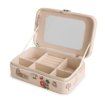 Porta Joias Personalizado Tecido Sintético XCX1028 Brinde Personalizado