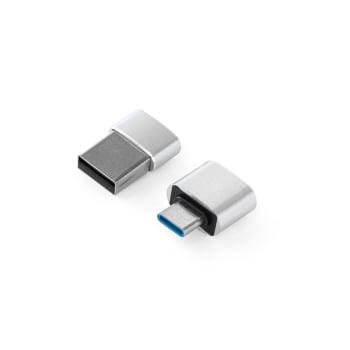Adaptador Personalizado Alumínio SP97090 Brinde Personalizado