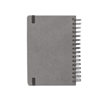 Agenda Personalizada 2026 A5 com Argolas em Pele Reciclada Plano Diário SP66215-26 Brindes Personalizados