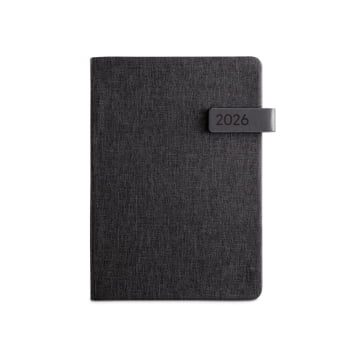Agenda Personalizada 2026 A5 em 100% rPET Plano Diário SP66201-26 Brinde Personalizado