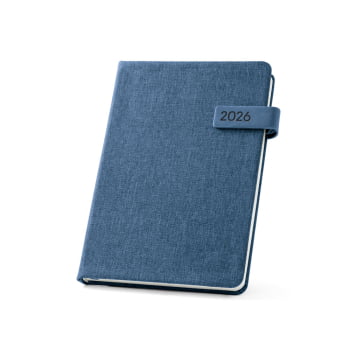 Agenda Personalizada 2026 A5 em 100% rPET Plano Diário SP66201-26 Brinde Personalizado
