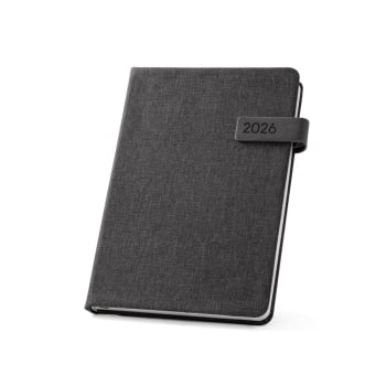 Agenda Personalizada 2026 A5 em 100% rPET Plano Diário SP66201-26 Brinde Personalizado