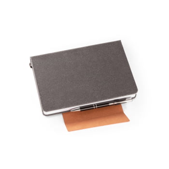 Agenda Personalizada 2026 A5 em Pele Reciclada Plano Diário SP66205-26 Brinde Personalizado