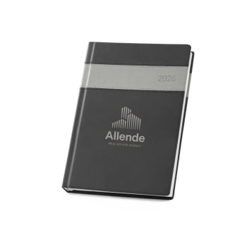 Agenda Personalizada 2026 A5 em PU Plano Diário SP66116-26 Brindes Personalizados