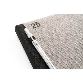 Agenda Personalizada 2026 B5 em 100% rPET Plano Semanal SP66207-26 Brinde Personalizado