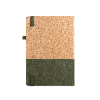 Agenda Personalizada 2026 B5 em Cortiça Plano Diário SP66199-26 Brindes Personalizados