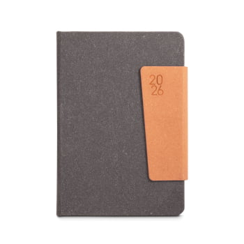 Agenda Personalizada 2026 B5 em Pele Reciclada Plano Semanal SP66217-26 Brinde Personalizado
