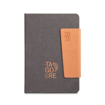 Agenda Personalizada 2026 B5 em Pele Reciclada Plano Semanal SP66217-26 Brinde Personalizado
