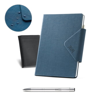 Agenda Personalizada 2026 B5 em PU Plano Semanal SP66058-26 Brindes Personalizados