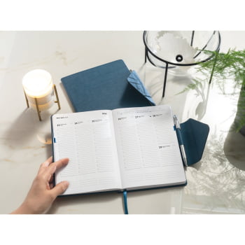 Agenda Personalizada 2026 B5 em PU Plano Semanal SP66058-26 Brindes Personalizados