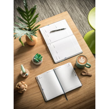 Agenda Personalizada 2026 B5 em PU Plano Semanal SP66114-26 Brinde Personalizado