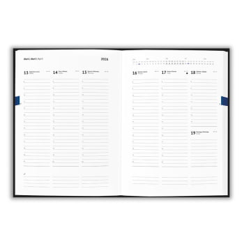 Agenda Personalizada 2026 B5 em PU Plano Semanal SP66114-26 Brinde Personalizado