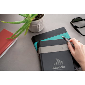 Agenda Personalizada 2026 B5 em PU Plano Semanal SP66114-26 Brinde Personalizado