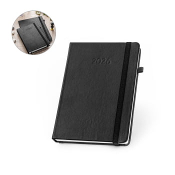 Agenda Personalizada 2026 B5 em PU Plano Semanal SP66218-26 Brindes Personalizados