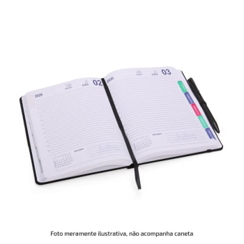 Agenda Personalizada 2026 Capa em Linho X09060 Bindes Personalizados