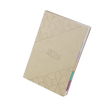 Agenda Personalizada 2026 Couro Sintético Diária X06028 Brinde Personalizado