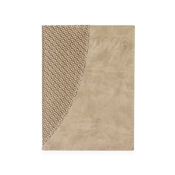 Agenda Personalizada 2026 Couro Sintético Diária X12289 Brinde Personalizado