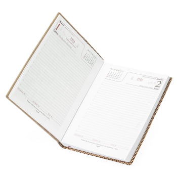 Agenda Personalizada 2026 Couro Sintético Diária X12289 Brinde Personalizado