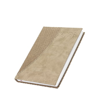Agenda Personalizada 2026 Couro Sintético Diária X12289 Brinde Personalizado