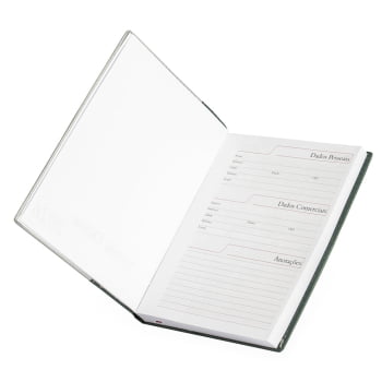 Agenda Personalizada 2026 Couro Sintético Diária X12294 Brindes Personalizados