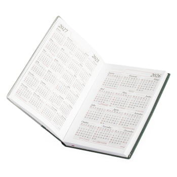 Agenda Personalizada 2026 Couro Sintético Diária X12294 Brindes Personalizados