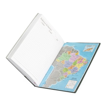 Agenda Personalizada 2026 Couro Sintético Diária X12294 Brindes Personalizados