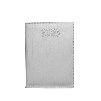Agenda Personalizada 2026 Couro Sintético Diária X12323 Brinde Personalizado
