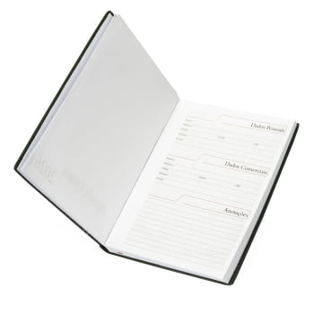 Agenda Personalizada 2026 Couro Sintético Diária X13287 Brindes Personalizados