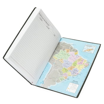Agenda Personalizada 2026 Couro Sintético Diária X13287 Brindes Personalizados