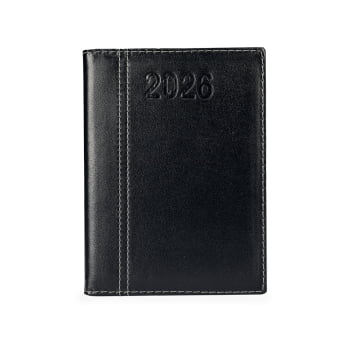 Agenda Personalizada 2026 Couro Sintético Diária X13287 Brindes Personalizados
