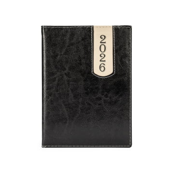 Agenda Personalizada 2026 Couro Sintético Diária X14461 Brinde Personalizado