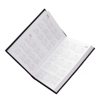 Agenda Personalizada 2026 Couro Sintético Diária X15104 Brinde Personalizado