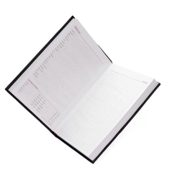Agenda Personalizada 2026 Couro Sintético Diária X15104 Brinde Personalizado