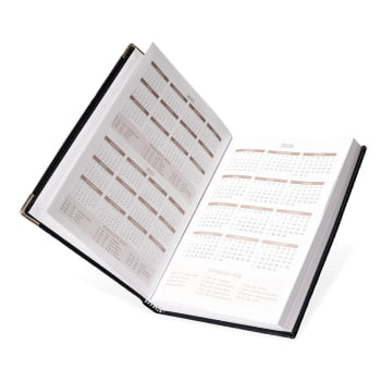 Agenda Personalizada 2026 Couro Sintético Diária X15113 Brindes Personalizados