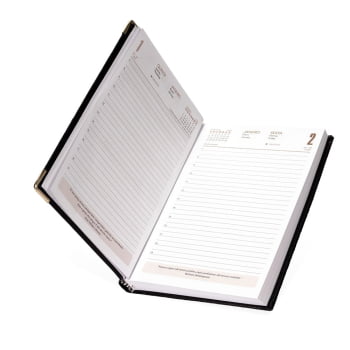 Agenda Personalizada 2026 Couro Sintético Diária X15113 Brindes Personalizados