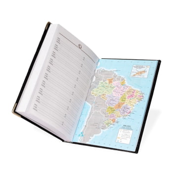Agenda Personalizada 2026 Couro Sintético Diária X15113 Brindes Personalizados