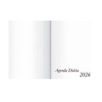 Agenda Personalizada 2026 Couro Sintético Diária X15311 Brinde Personalizado